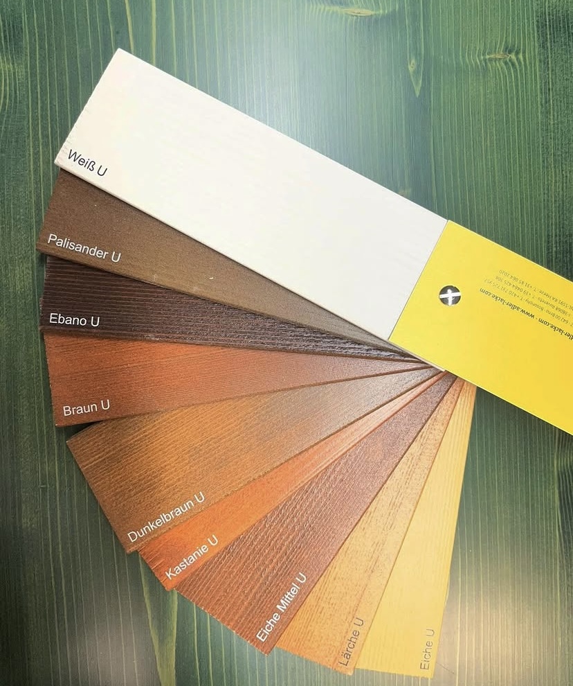 Mazzetta colori per il legno